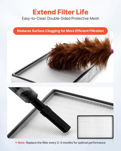 VEVOR Laminar Flow Hood Filter, 18.39 x 11.89 x 2.95 in, 1 Piece HEPA Filter - Image 6