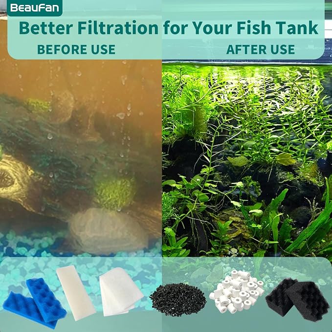 38 Pack Filter Media Kit for Fluval 306/307 Canister Filters, Replacement Bio - Image 6