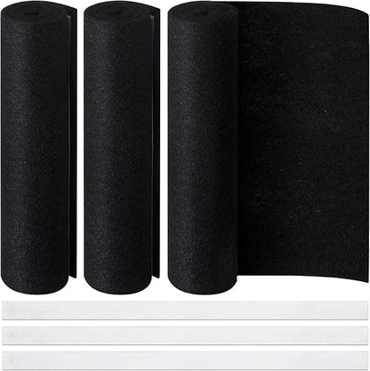 3 Pack Cut to Fit Carbon Pad Pre Filter Roll 16'' x 48'' by Fabbay