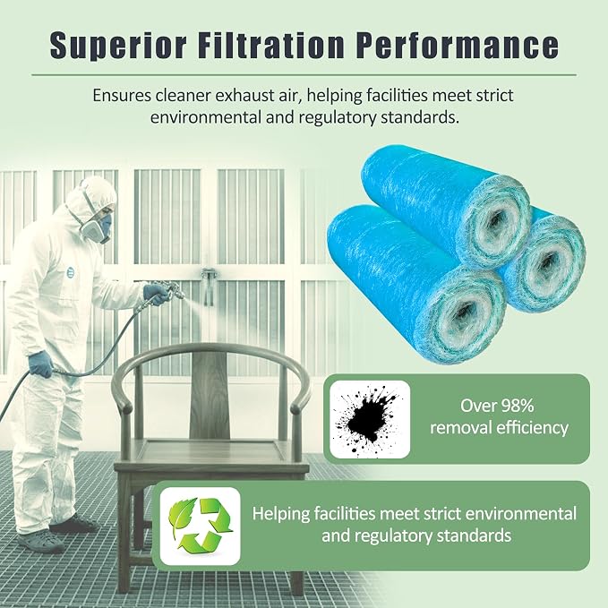 Fiberglass Paint Booth Filter Roll - Image 3