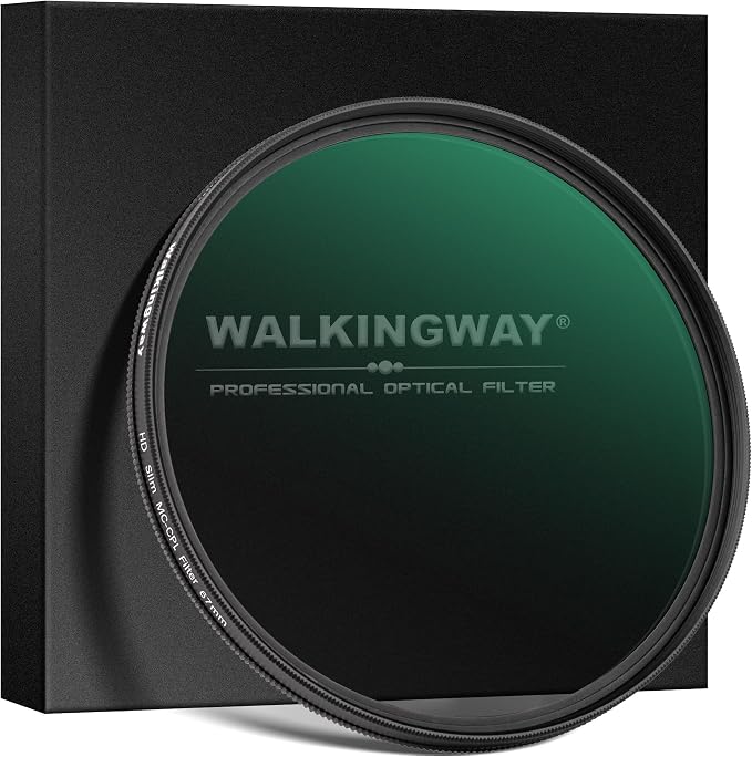 Walking Way 77mm Circular Polarizing Filter Ultra-Slim MC CPL Filter Optical by WalkingWay