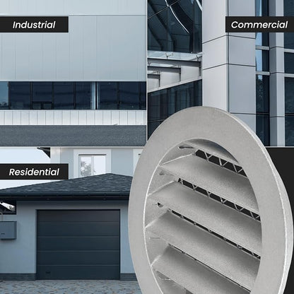 Repa Market 10" Inch Aluminum White Soffit Air Vent Cover - Image 5