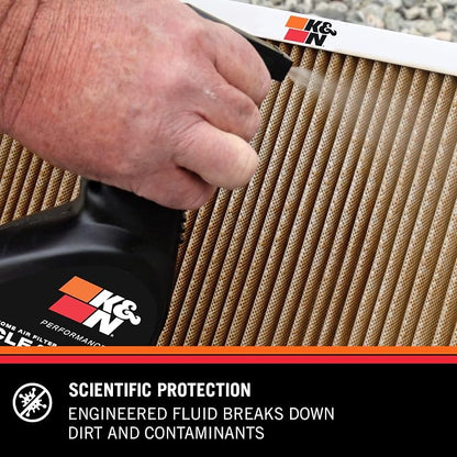 K&N HVAC Filter Cleaner: 32 Oz Spray Bottle Filter Cleaner and Refresher; - Image 4
