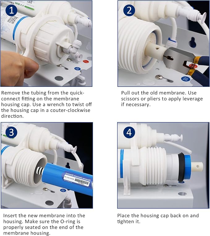 Membrane Solutions 50 GPD RO Membrane 1.75"x11.75" Standard Reverse Osmosis - Image 8
