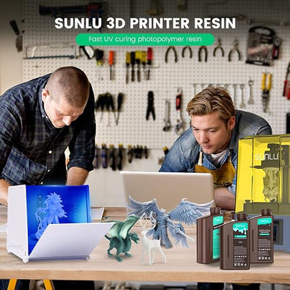 SUNLU 3D Printer Resin 2kg, Fast Curing Standard 3D Resin - Image 8