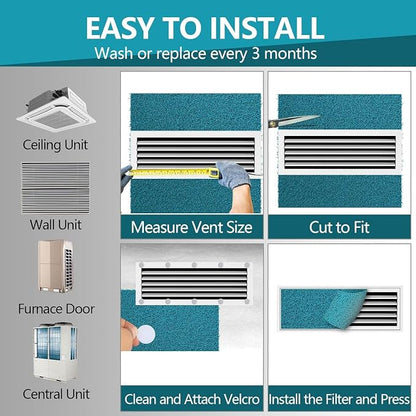 Reusable Air Filters 20x30-Cut to Size Furnace Filter, MERV 6 High Air Flow Air - Image 6