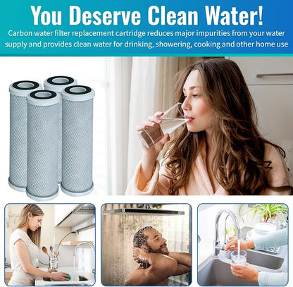 CFS – 4 Pack Radial Flow Carbon Water Filter Cartridges Compatible - Image 7