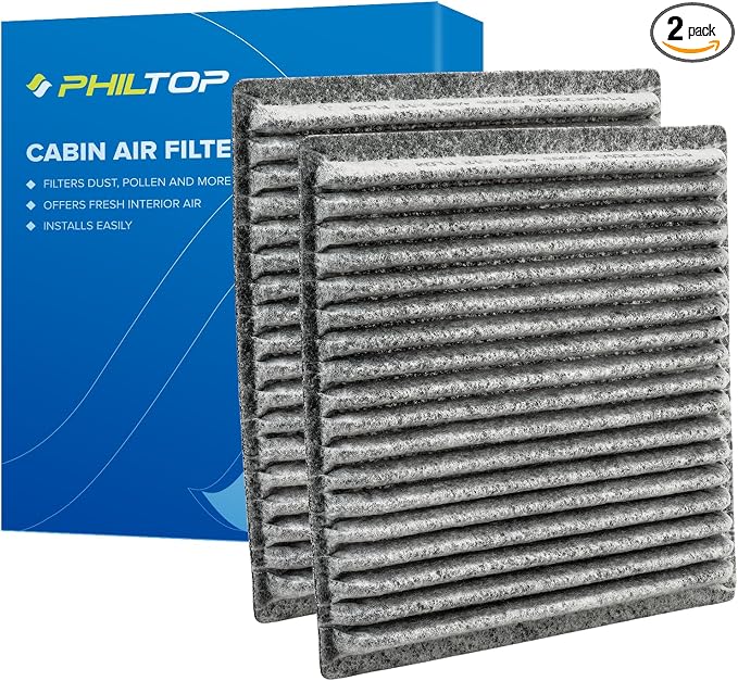 PHILTOP Cabin Air Filter w/Activated Carbon, Compatible by PHILTOP