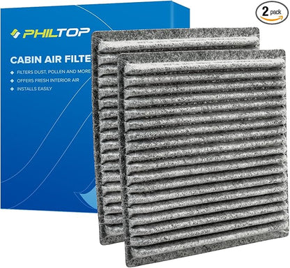 PHILTOP Cabin Air Filter w/Activated Carbon, Compatible by PHILTOP