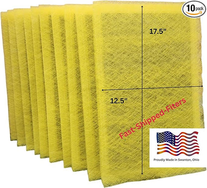 Fast-Shipped-Filters 10 Pack 14x20 Replacement Filter Pads Compatible by Unknown