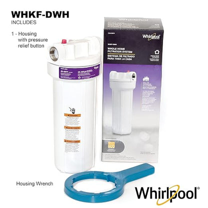 Whirlpool 10" x 2.5" Whole House Water Filter Housing, Stainless Steel 3/4" - Image 5