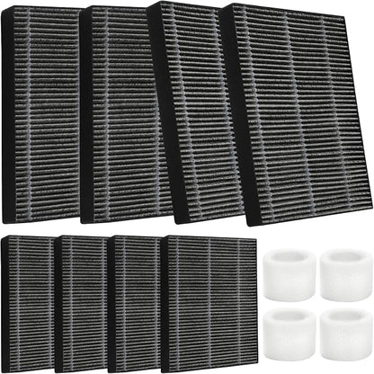 DerBlue 8pcs Wick Replacement Filter and 4pcs Top Fill Humidifier Replacement by HOME