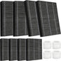 DerBlue 8pcs Wick Replacement Filter and 4pcs Top Fill Humidifier Replacement by HOME