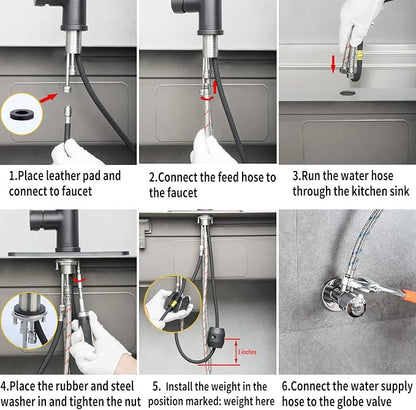 Single Handle Kitchen Faucet - Image 6
