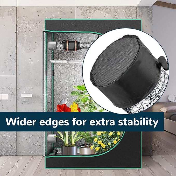 2Pcs 6 Inch Grow Tent Vent Cover Filter, Duct Filter Net - Image 7
