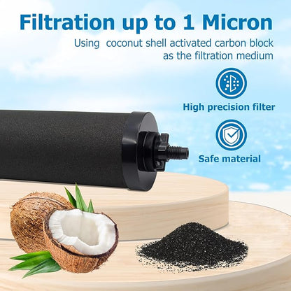 Water Filter Replacement for Berkey® BB9-2 Black Activated Carbon Filters - Image 2