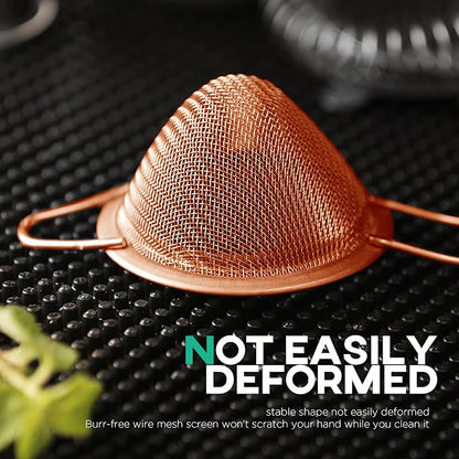 Homestia Fine Mesh Strainer for Kitchen, 304 Stainless Steel Cocktail Sieve - Image 7