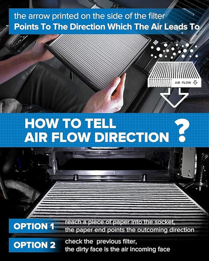 PHILTOP Cabin Air Filter w/Activated Carbon, Compatible - Image 6
