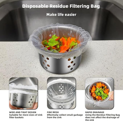 XMALL Disposable Residue Filtering Bag 200 PCS，Suitable - Image 3