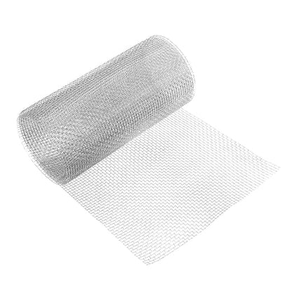 uxcell 5 Mesh 79" x 12" Woven Wire Mesh, 304 Stainless Steel Air Vent Filter by uxcell