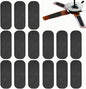 15 Pcs Ceiling Fan Filters for Blades, Easy-Stick Activated Coconut Shell by PKWYF