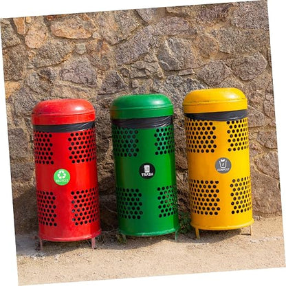 9pcs Trash Can Classification Stickers Self-Adhesive Recycling Decals - Image 3
