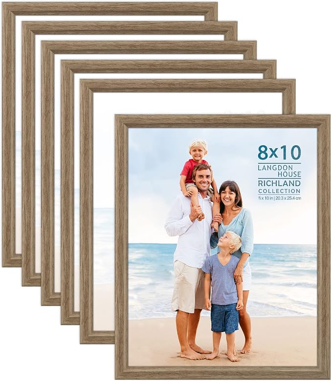 Langdon House 8x10 Picture Frames Contemporary Style Wood-Like Photo Frames by LangdonHouse