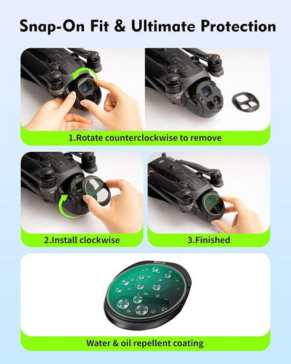 CPL Filter for DJI Mavic 4 Pro, Circular Polarizer Lens Eliminates Glare & - Image 5