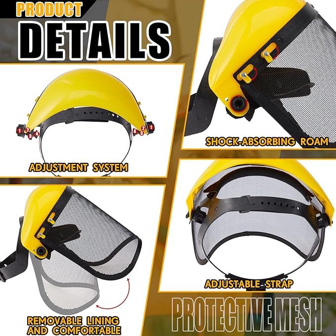 Amylove 2 Pcs Safety Face Shield - Image 3