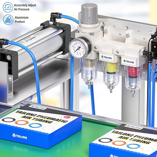 TAILONZ PNEUMATIC 0-150PSI 1/4 Inch NPT Grade 3 Stage Air Drying System - Image 3