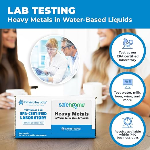 Safe Home® Heavy Metals Test Kit – Test 10 Metals in Water Based Liquids at Our - Image 2