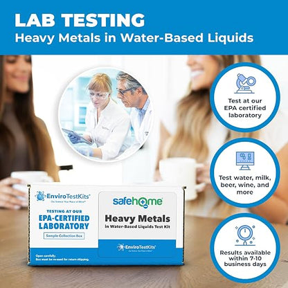 Safe Home® Heavy Metals Test Kit – Test 10 Metals in Water Based Liquids at Our - Image 2