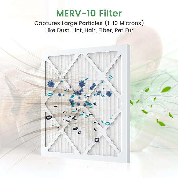 Waykar MERV-10 Filter Replacement – Captures Dust, Pollen – Compatible - Image 2