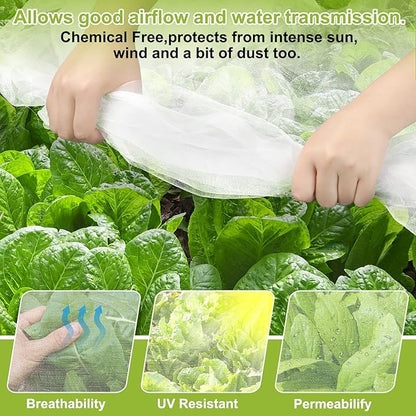 Garden Netting, 2 Pack 10x33Ft Ultra Fine Mesh Netting Pest Barrier Protection - Image 3
