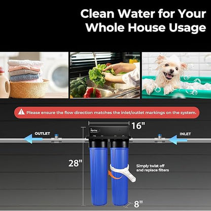 iSpring Whole House Water Filter System, Heavy Metals, Chloramine, Hydrogen - Image 4