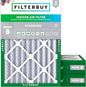 Filterbuy 22x28x4 Air Filter MERV 8 Essential Dust & Allergy Defense, by Filterbuy