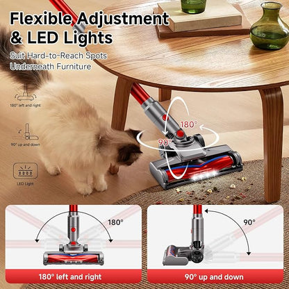 Cordless Vacuum Cleaner, Powerful Stick Vacuum Cleaner - Image 7