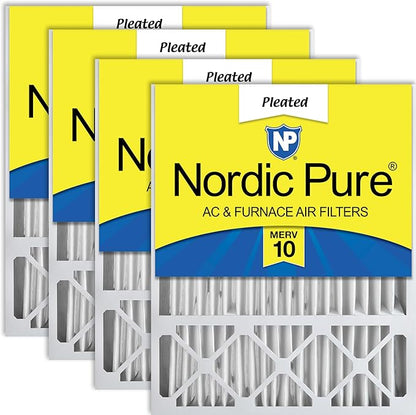 Nordic Pure 20x25x5 Honeywell/Lennox Replacement MERV 10 Air Filters 4 Pack by NordicPure
