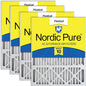 Nordic Pure 20x25x5 Honeywell/Lennox Replacement MERV 10 Air Filters 4 Pack by NordicPure