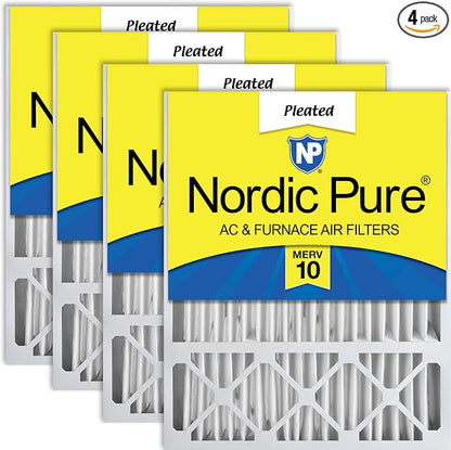 Nordic Pure 20x25x5 Lennox X6673 X6675 Replacement MERV 10 Air Filters 4 Pack by NordicPure