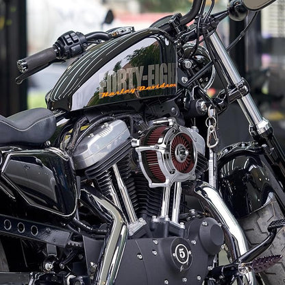 Air Filter Cleaner for Harley Davidson Air Intakes Sportster XL 883 1200 Models - Image 2