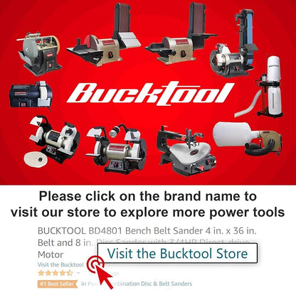 BUCKTOOL 1.2 HP Auto Start 750CFM Dust Collector - Image 8