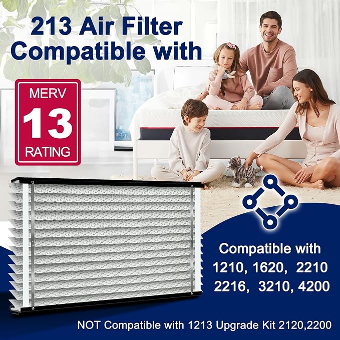 2-Pack 213 Air Filter Replacement Compatible - Image 3
