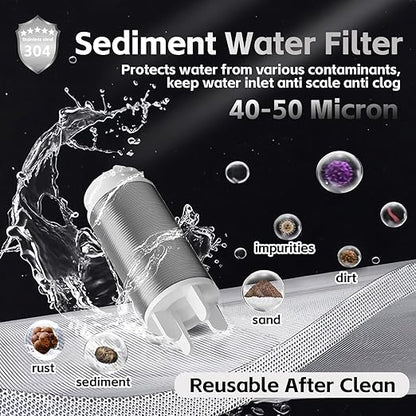 FA20 Brass Sediment Filter, Reusable Washer Water Filters, Traps Sand, 40 - Image 4