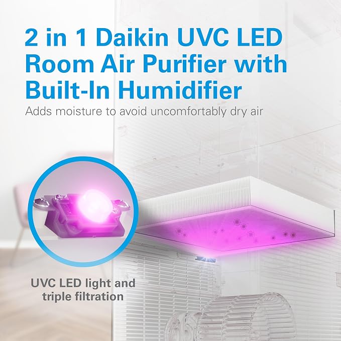 Daikin Room Air Purifier Bundle, HEPA Air Purifier - Image 3