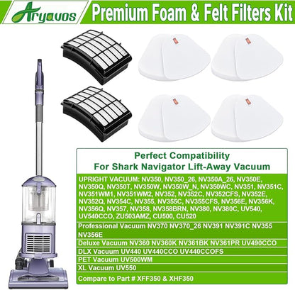 2 Hepa +4 Foam & Felt Filters Replacement - Image 2