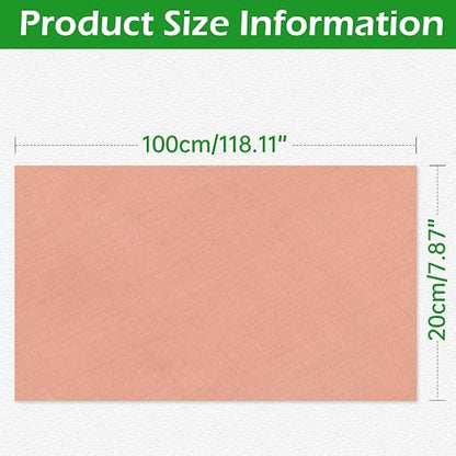 Copper Mesh Screen 7..9" x 39.4", 40 Mesh Copper Screen, Woven Wire Mesh Screen - Image 2