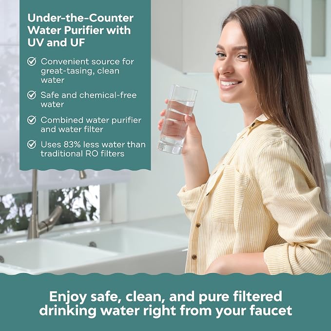AMI Sola Pure, Under-The-Counter UV Water Purifier, Water Filter - Image 2