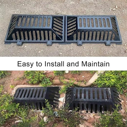 Manhole Cover and Frame Ductile Iron, Heavy Duty Drain Grate, One-Piece Design - Image 5