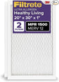 Filtrete 20x30x1 AC Furnace Air Filter, MERV 12, MPR 1500, CERTIFIED asthma & by Filtrete